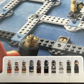 Lego 3866 Star Wars The Battle Of Hoth Game RARE All Figures & Instructions READ