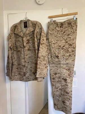 USMC UNIFORM - MCCUU - DESERT  MARPAT - LARGE REGULAR