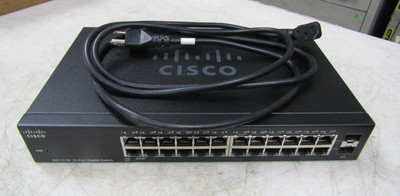  CISCO 24-PORT COMPACT GIGABIT SWITCH 110/240 VAC SG112-24