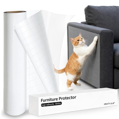 Anti Cat Scratch Furniture Protector: Thick Sticky Cat Proof Couch Cover 196....