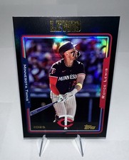 2025 Topps Archives Royce Lewis #222 Black FOIL MLB BASEBALL SHORT PRINT