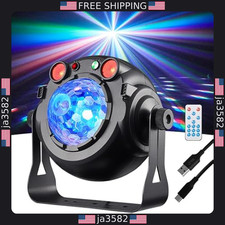 DJ Disco Ball Lights with Remote - Sound Activated Strobe for Parties  Events