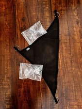 Mesh Triangle Reptile Hammock with Suction Cups - 13  x13  x19  - mold resistant