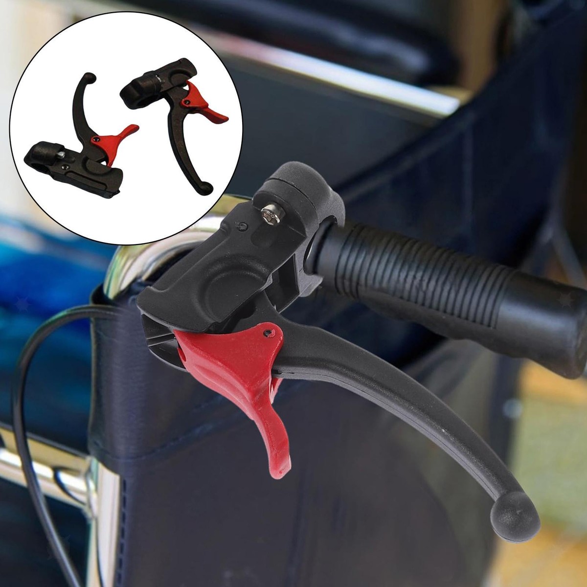 Shopping Cart Brake Lever Self Locking Hand Brakes Practical Premium  Replaces