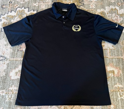 #ad Cessna Citation CJ3 Nike Polo Shirt Size XL Color Black Flaw $20.00