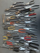 Lot Of 46 Pliers And Cutters Various Brands Lot Of 46 Pliers And Cutters Various Brands