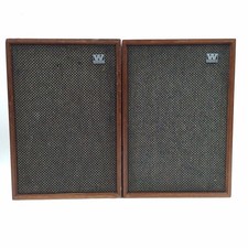 Wharfedale Denton 2 Vintage Hifi Speakers Pair Made In England Bookshelf