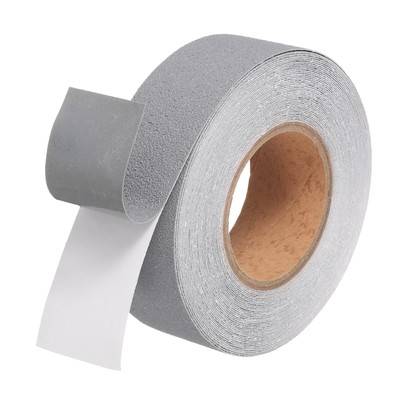 2'' x 32.8 ft Tape Broken Stone Textured Adhesive Grip Tape (Grey)