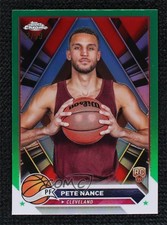 2023-24 Topps Chrome Green Refractor /99 Pete Nance #144 9su