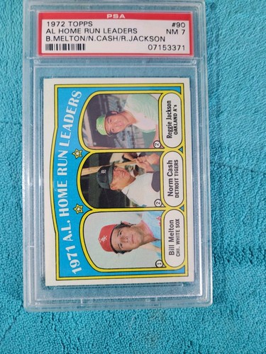 1972 1971 A.L. Home Run Leaders #90