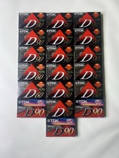 TDK D-90 /D-60-Audio cassette tapes LOT OF 19