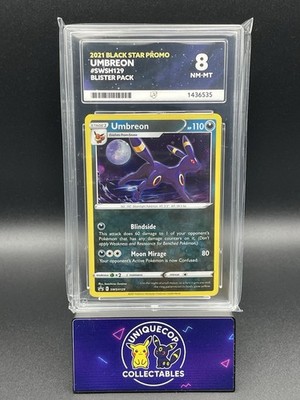 Pokémon Umbreon TCG SWSH129 Black Star Promo Ace 8
