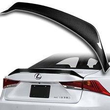 for Lexus IS250 IS350 F Sport 2014 2020 Carbon Fiber Rear Spoiler Duck Bill