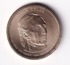 2009 D JOHN TYLER Presidential $1 Dollar Coin from Mint Set #714 — photo 1