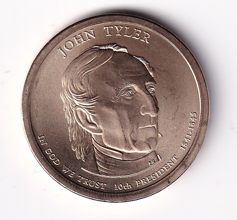2009 D JOHN TYLER Presidential $1 Dollar Coin from Mint Set #714