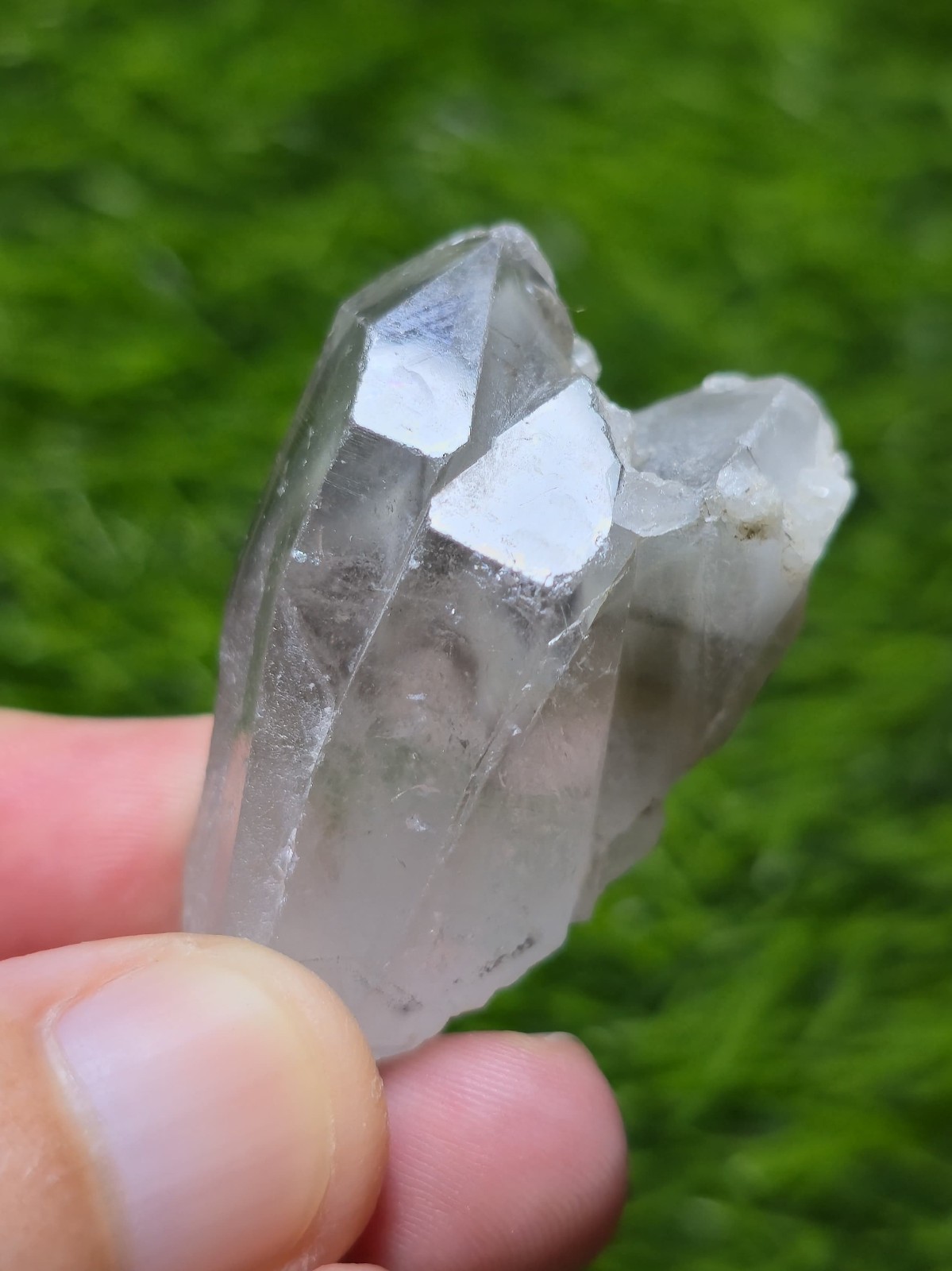 133 Carat Beautiful Chlorine Quartz Crystal Cluster From Balochistan Pakistan