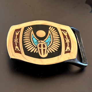 Tech Ether Guild Belt Buckle Winged Cobra