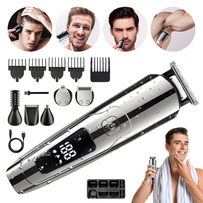 Profi 6 in 1 Haarschneider Haarschneidemaschine Trimmer Rasierer Bart Hair Akku