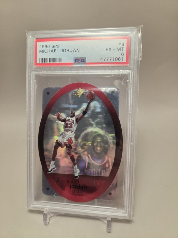 MICHAEL JORDAN 1996 UPPER DECK SPx #8 PSA 6 EX-MT HOF