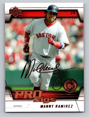2005 Upper Deck Pro Sigs #18 Manny Ramirez