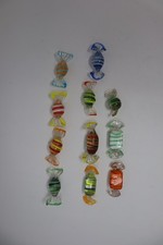 11 Piece Lot Vintage Hand Blown Color Art Gla...
