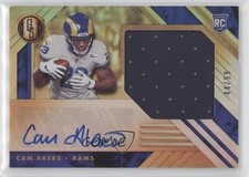 2020 Panini Gold Standard Rookie Jersey Jumbo 44/99 Cam Akers #AJ-CA Auto 0jl3