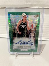 2024 Panini Prizm WNBA Lauren Jackson Throwback Auto Green Pulsar /25 Storm