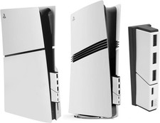 High-Speed USB Hub for PS5 Slim and Pro Console Port Extender White New