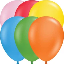 Tuftex 5" Standard Assorted Latex Balloons (50ct)