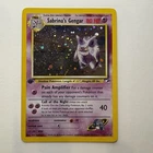 Sabrina's Gengar First Edition Holo Card 014/132 Gym Heroes