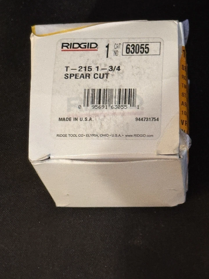 Ridgid 63055 T215 1-3/4" 4-Blade Drain Cleaning Spear Cutter for 3/8" Inner Core - Image 4 of 4
