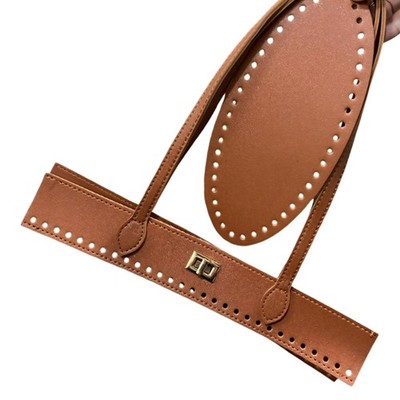 Customizable Woven Purse DIY Project PU Leather In Assorted Color