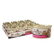 Wellness CORE Pate Adult Wet Cat Food, Grain-Free, 3oz Cans (Pack of 12)