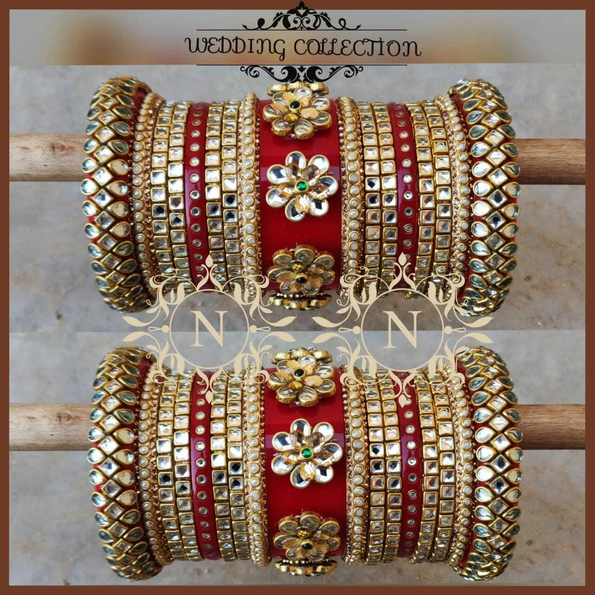 Bridal chura shop kundan