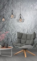 Eur5,63/Qm/ Tapete Marburg City Glow 34254 Betonoptik Industrial Abstrakt Silber