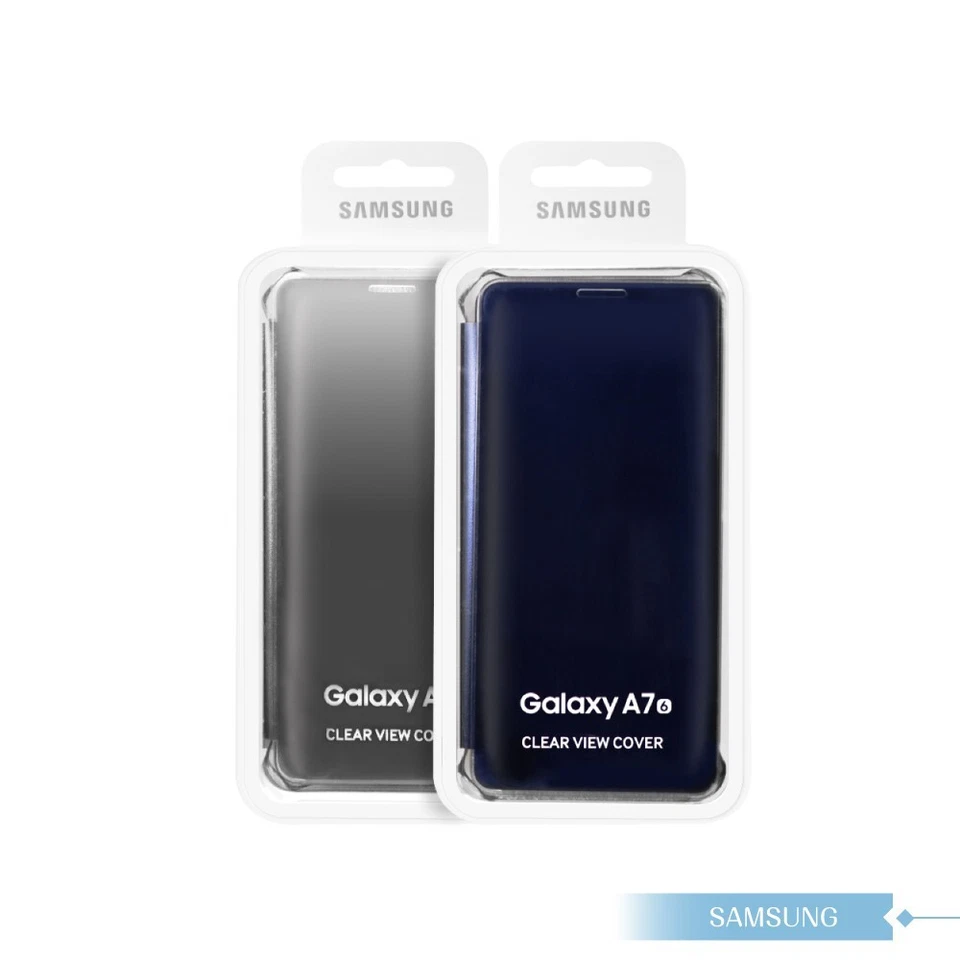 Funda Original Samsung Oficial Galaxy A7 2016 Vista Transparente (EF-ZA710) Foto 2 de 4