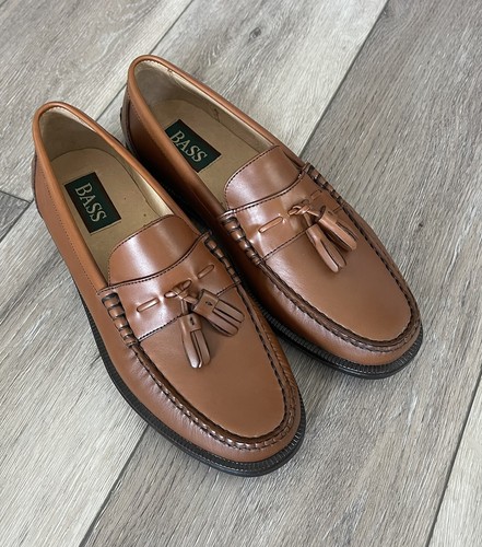 Leather Tassel Comfort Loafers 