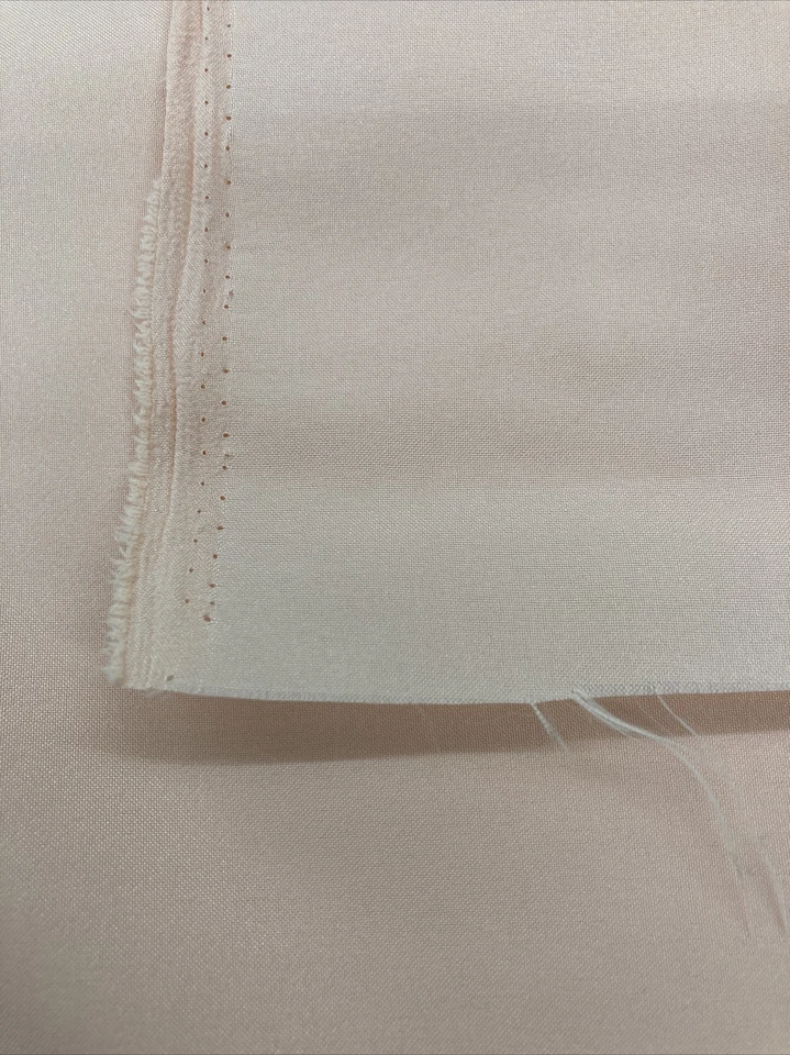 Vintage Peach Polyester Sheer Fabric 2 Yards By 44” Wide - Image 2 of 4