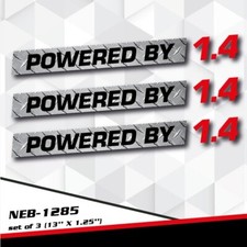 Powered By 1.4l Decal Sticker For Gm Ecotec Cruze Sonic Spark Volt Opel Neb-1285 Powered By 1.4l Decal Sticker For Gm Ecotec Cruze Sonic Spark Volt Opel Neb-1285