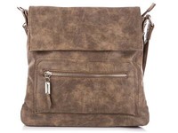 Bag Street Damentasche Aus Weichem Kunstleder UmhäNgetasche Schultertasche Braun