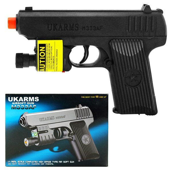 Gun W/bb & Laser M333af 160fps