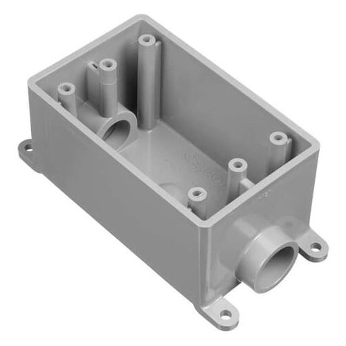Carlon Adaptador de terminal de PVC E943DR-CTN, eléctrico, 1/2 pulg. - Cantidad 1
