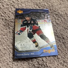 2000-01 Black Diamond Rangers Hockey Card #39 Theo Fleury