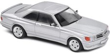 1990 Mercedes-Benz 560 SEC AMG WideBody Silver Metallic 1/43 Model Car by Solido