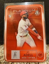 2021 Jo Adell Bowman Platinum Red Die Cut 09/10 RC - RARE - 