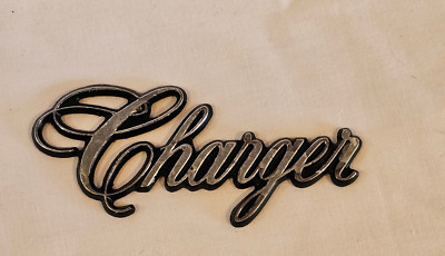 Vintage 1975-1978 DODGE CHARGER Fender Emblem Script Badge | eBay