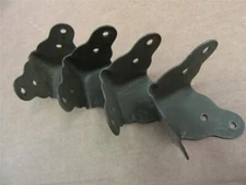 1950's Vintage Metal Trunk Luggage Chest Outside Corner Protector Bumpers Trim