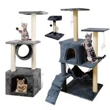Multiple Sizes Cat Tree Tower Condo Furniture Scratch Post Tree Kitty Play House