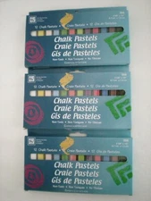Loew-Cornell Chalk Pastels, 12-Count ( 3 Sets )