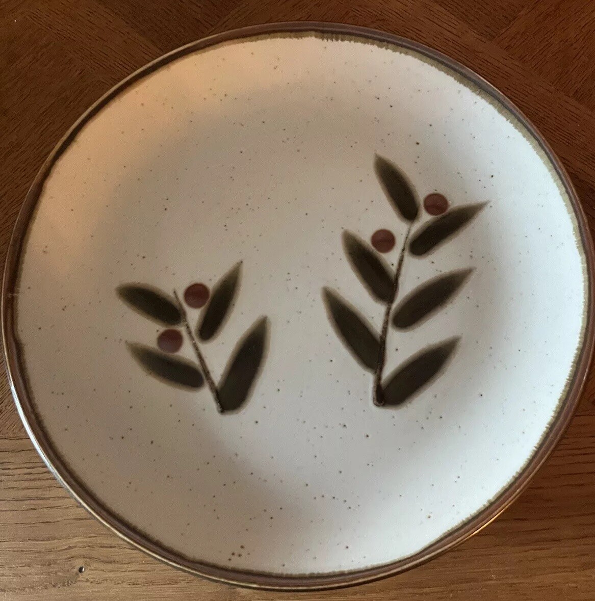 Otagiri Japan Bittersweet Stoneware Large Round Platter Chop Plate